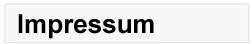 IMPRESSUM